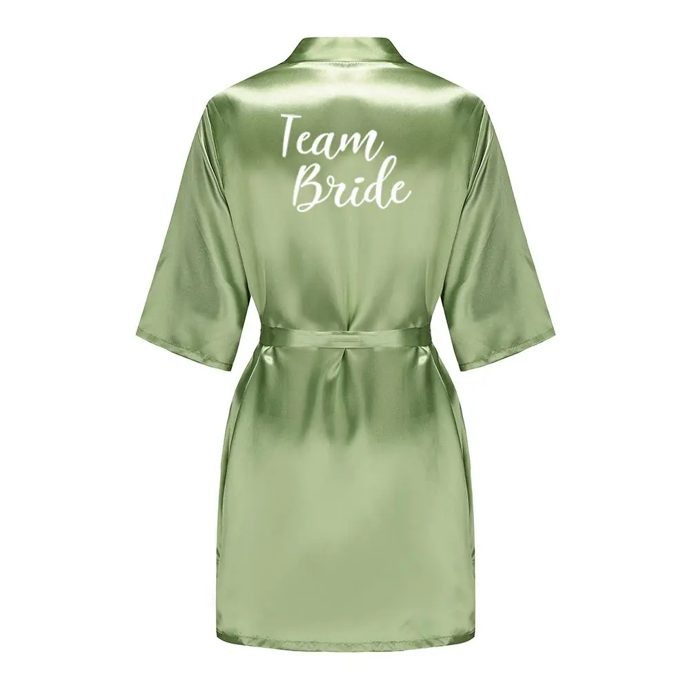 Satin Silk Robes Plus Size Wedding Bathrobe Bride Bridesmaid Mother Maid of Honor Gown Women Clothing Sleepwear Sage Green - TikTok Shop Satin Silk Robes Plus Size Wedding Bathrobe Bride Bridesmaid Mother Maid of Honor Gown Women Clothing Sleepwear Sage Green - TikTok Shop