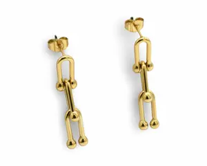 T Chain Earrings