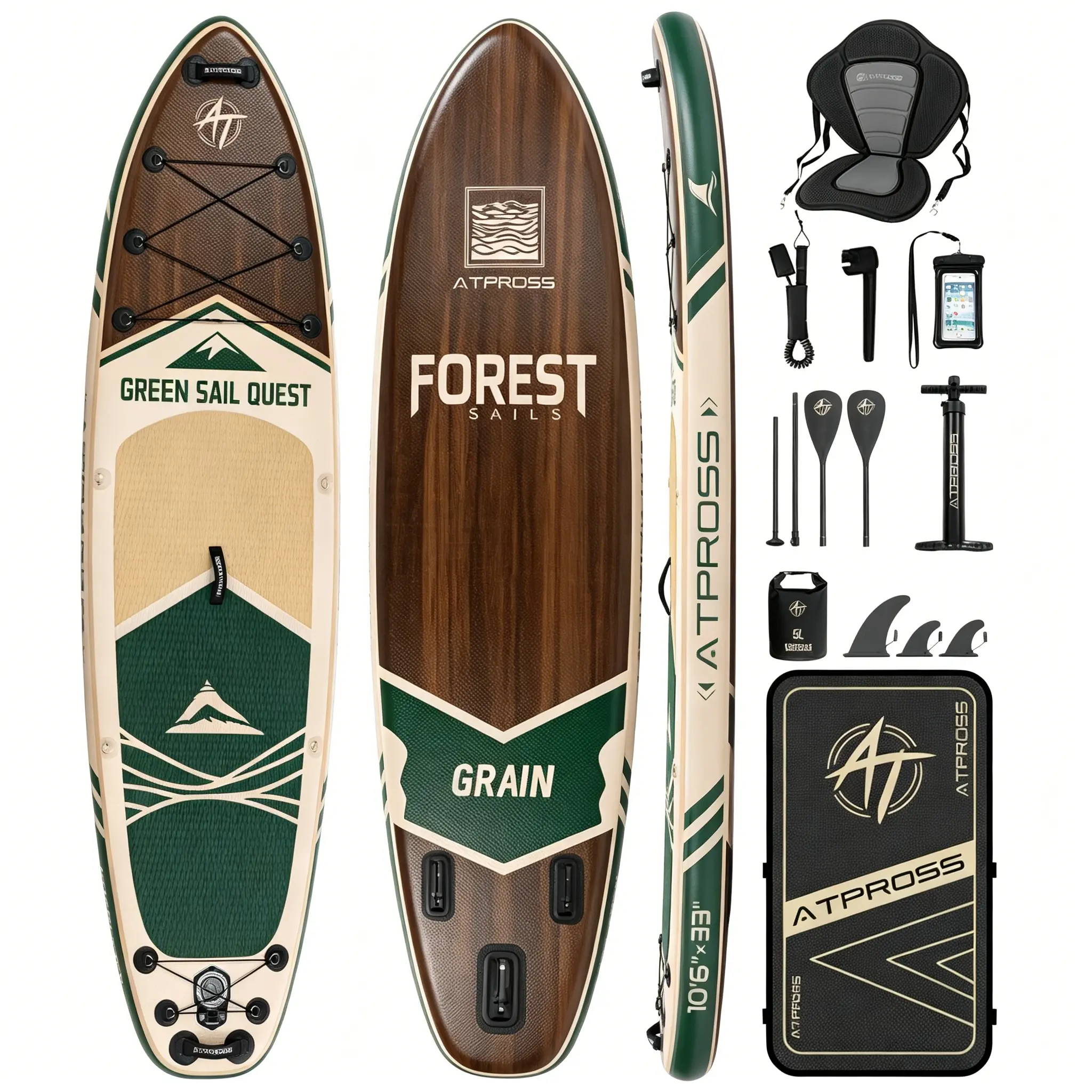 Dark Wood/kayak seat #7P