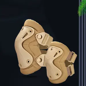 Combat knee and elbow pads    Outdoor CS paintball game Cycling Safety Skateboard   knee protection pad for skate