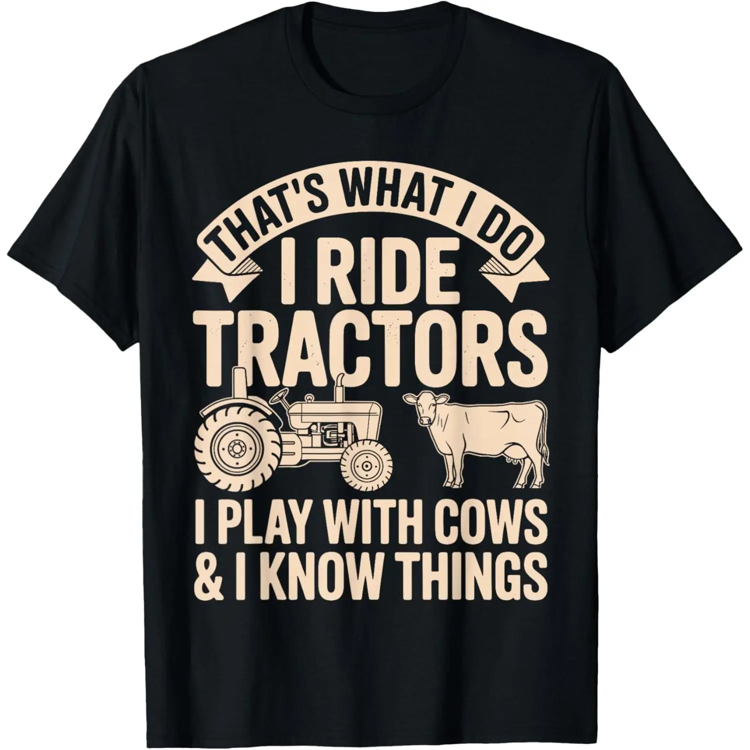 Funny Tractor Art for Men Women Farm Tractor Lovers T-Shirt