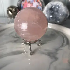 Starlight Rose Quartz Sphere