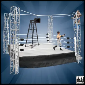 Cash in The Briefcase Playset for WWE & AEW Wrestling Action Figures