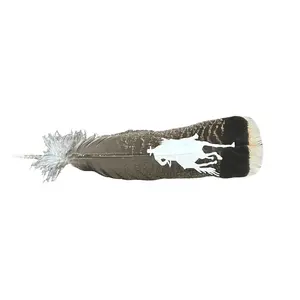 Custom Cowboy Feather - Unique Design for Personalizing Your Outfit or Gifting
