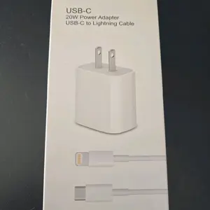 USB-C 20W Power Adapter with USB-C to Lightning Cable for Your Needs