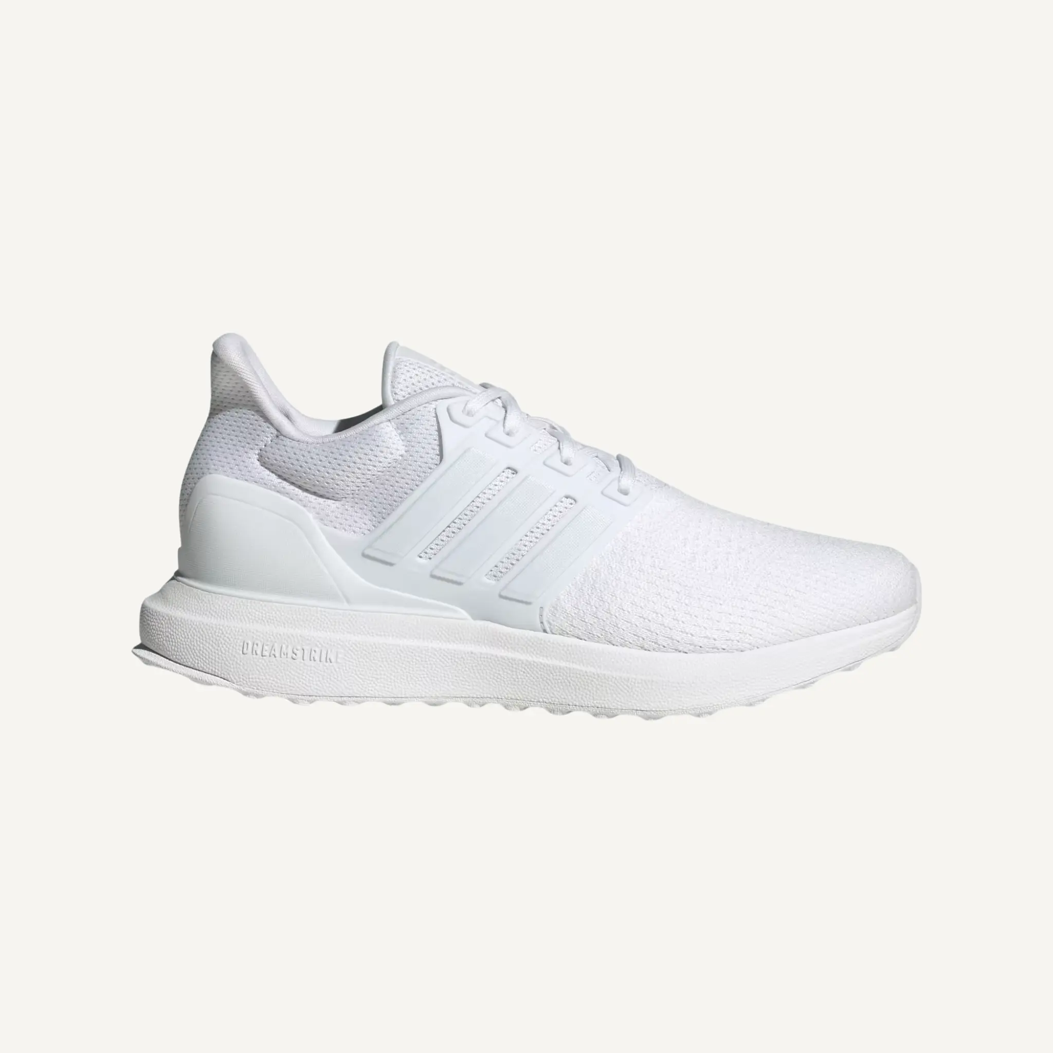 Adidas Women's Ultradream DNA White Knit Running Sneakers, Low-Top Cushioned Lifestyle Shoes for Streetwear & Daily Comfort, White Running Shoes