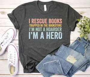 Book Lovers T-shirt, Gift For Bookish, Booksellers Gift For Teachers, Readers T-shirt, I Books Shirt, Teacher Shirt, Funny Shirt.