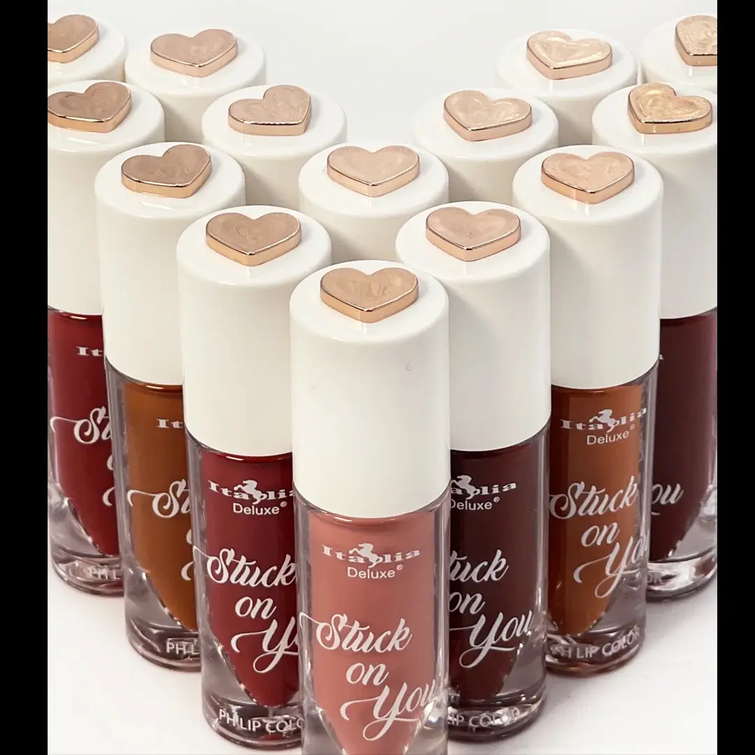 Italia Deluxe Stuck On You PH Lip Stain - Glossy to Semi-Matte Finish, Long-Lasting Tint, 6 Color-Shifting Shades, Lightweight Non-Drying Formula Cosmetic Makeup