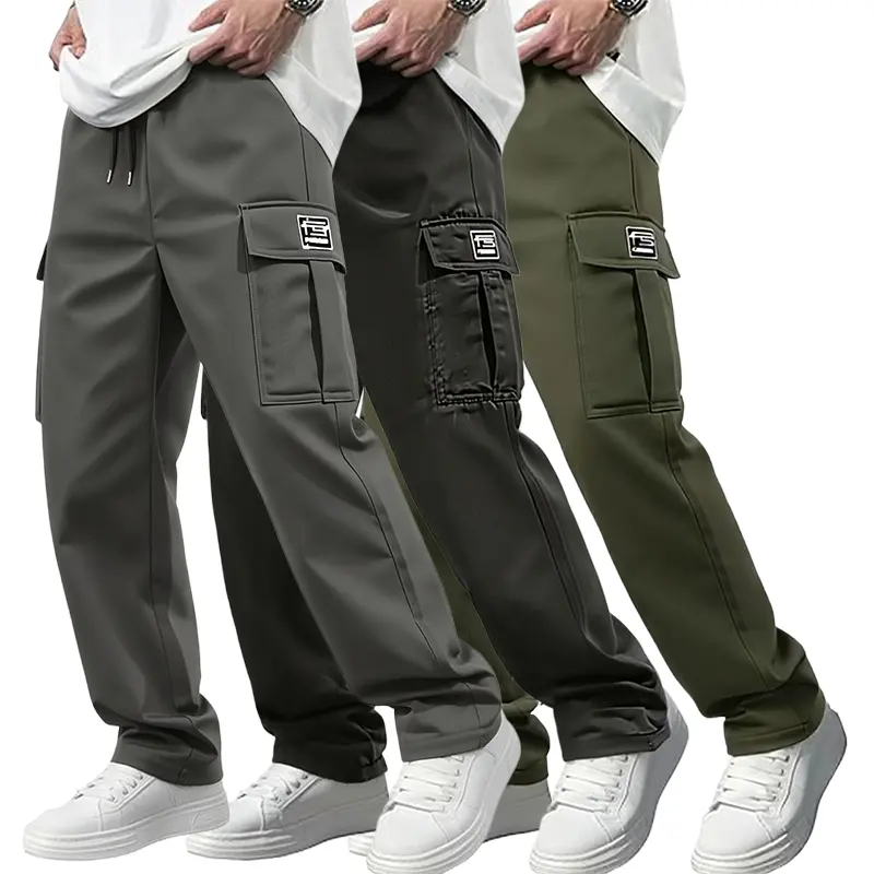 Dark gray + black + army green