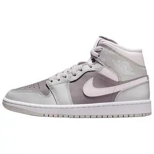 Wmns Air Jordan 1 Mid 'Photon Dust Atmosphere Grey'