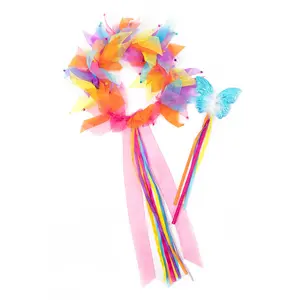 Rainbow Fairy Halo & Wand