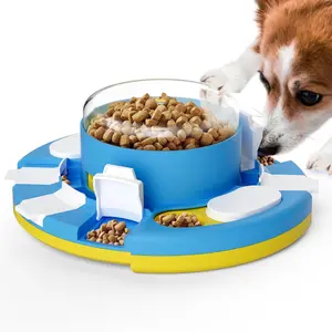 Dog Puzzle Toys, Treat Dispensing Dog Enrichment Toys for IQ Training and Brain Stimulation, Interactive Mentally Stimulating Toys as Gifts for Puppies, Cats, Dogs