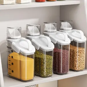 Airtight Food Storage Container with Pouring Spout, Food storage Organizer, Dry Food Dispenser
