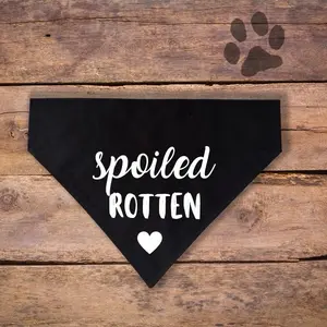 Funny Over The Collar Dog Bandana - Pet Accessory Clothing - Spoiled Rotten