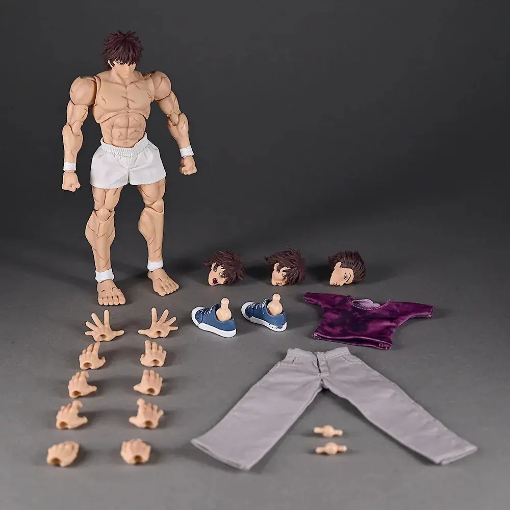 In Stock Baki Hanma Figure Hanma Baki Demon Back Ver. Movable Model 1/12 Baki Boy Figures Pvc Collection Toys Birthday Gifts