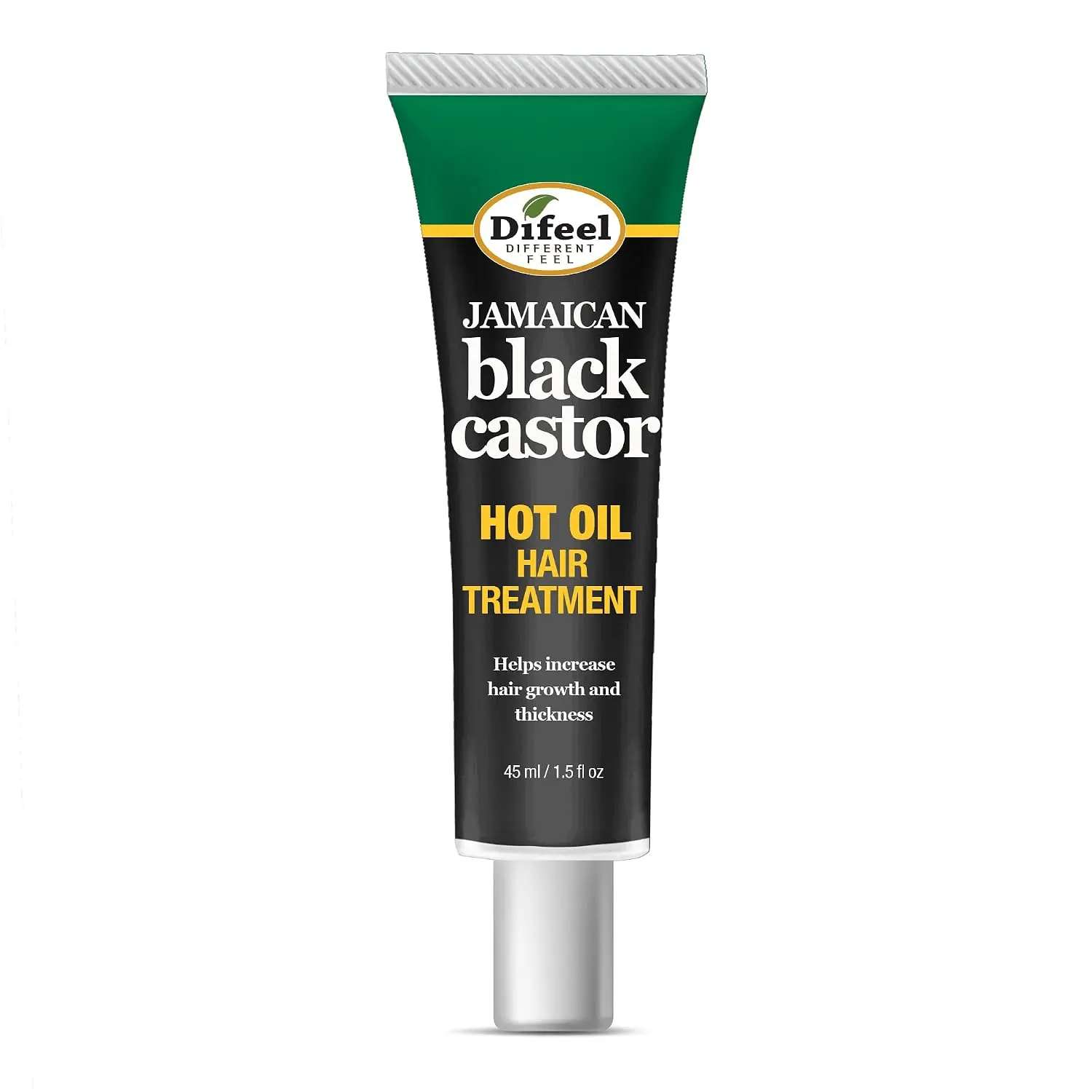 Difeel Jamaican Black Castor Oil Hot Oil Hair Treatment, Hydrating Salon Haircare & Hair Growth Product, 1.5 oz