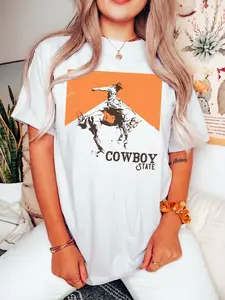 Comfort Colors Cowboy State Shirt – Western Graphic Tee for Everyday Casual Wear