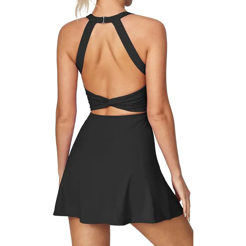 workout dress with pull down shorts Athletic dress with built to pull down shorts