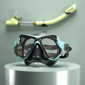 New cross-border diving mask, respirator, full dry anti-fog set, snorkeling mask, mouthpiece silicone diving mask