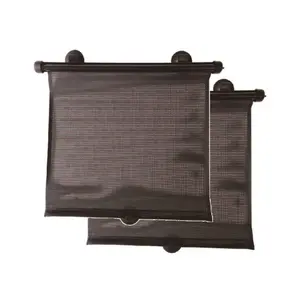 Roller Window Sun Shade for Car - 2Pk, Black