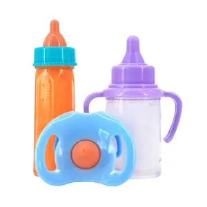 My Sweet Gone Doll Feeding Set for Toy Strollers, Includes Milk Bottle & Juice Bottle with Dummy, Perfect Baby Care Accessories