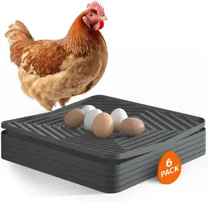Chicken Nesting Pads for Coop Bedding, Washable Nesting Box Liners for Chicken Laying Boxes, 12"x 12", 6 Pack
