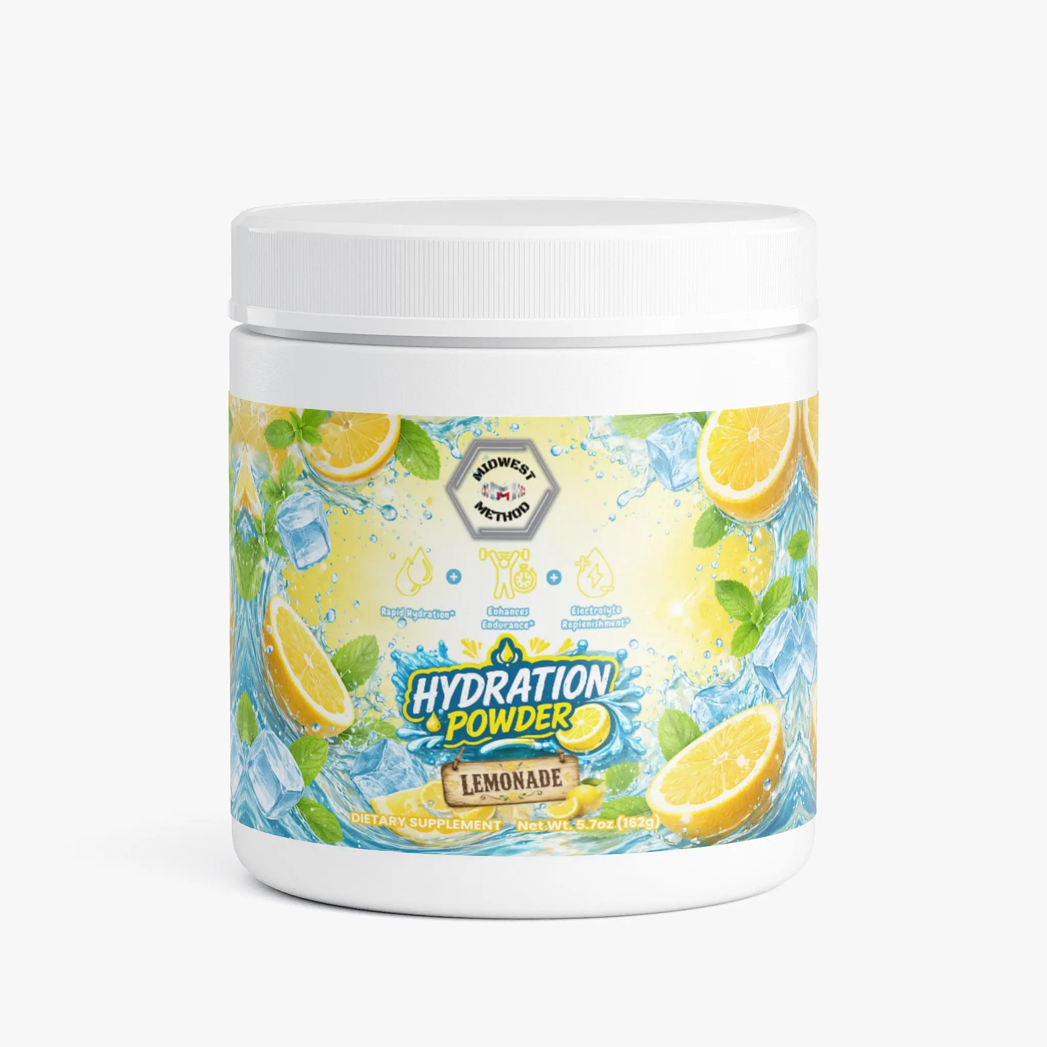Midwest Method Hydration Powder - Lemonade | Electrolyte Drink Mix | 30 Servings