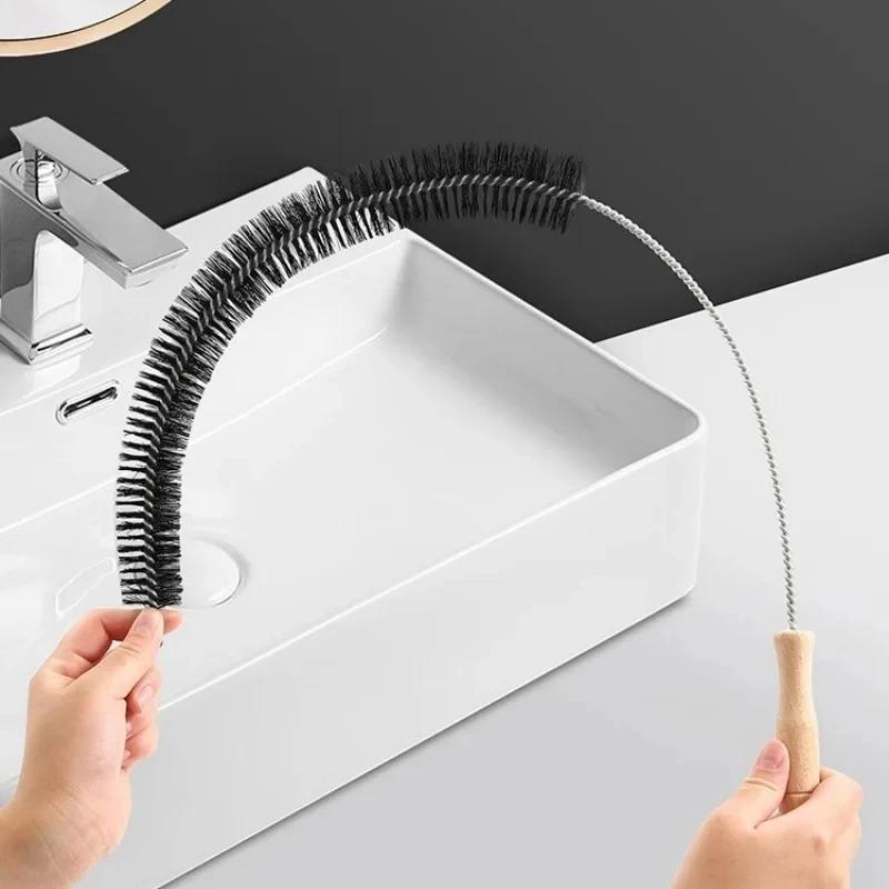 Household Cleaning Brush, 1 Count Long Flexible Dryer Vent Cleaner, Kitchen Cleaning Tool, Household Cleaning Brush for Washing Machine