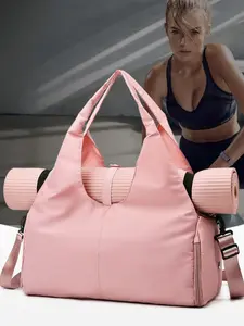 Large Capacity Luggage Bag Outdoor Short Trip Storage Travel Bag for Women, Independent Shoe Compartment Casual Travel Backpack