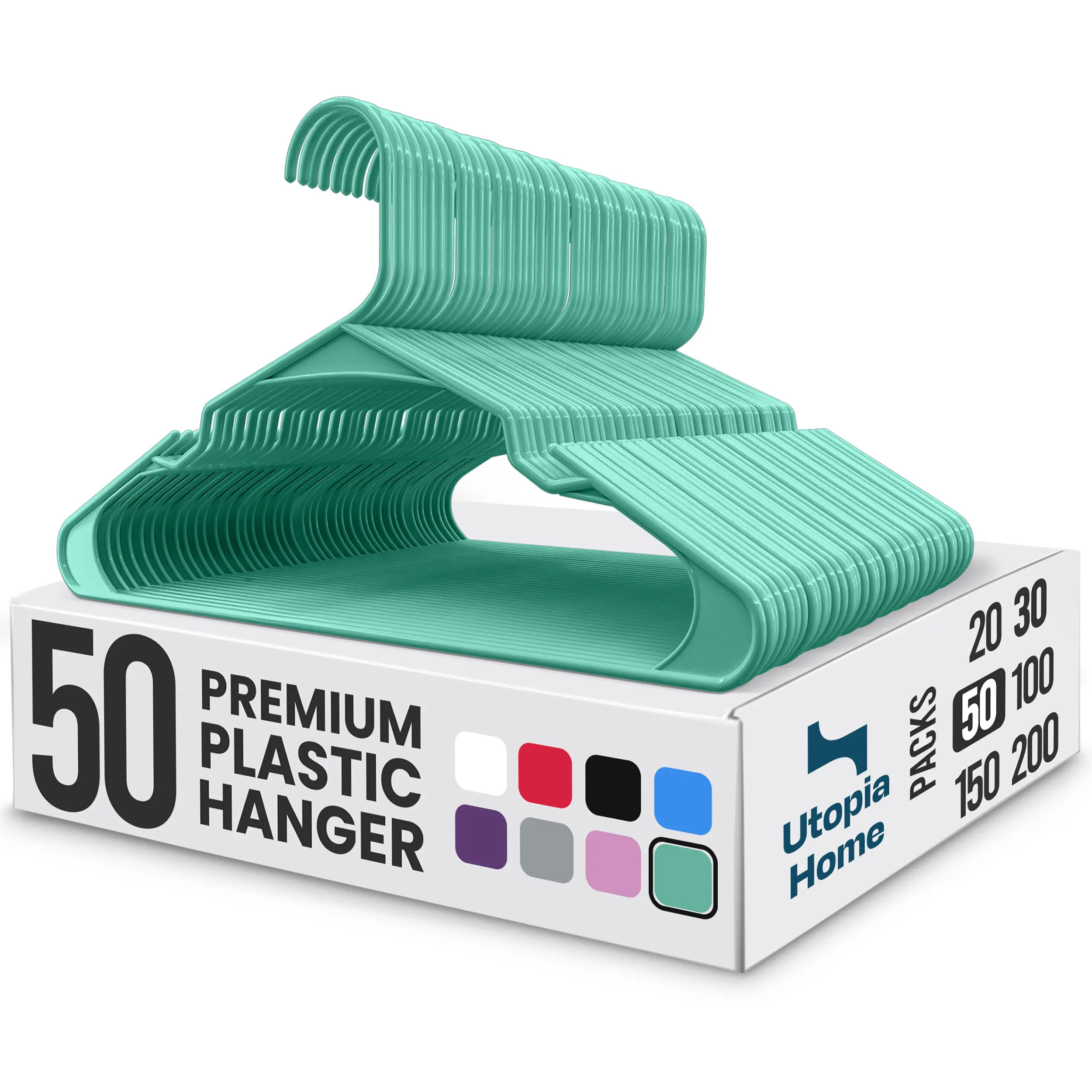 Aqua Pack of 50 
