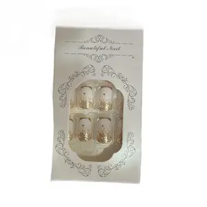 Beautiful Nails - Elegant Design with Gold Accents for Stylish Manicure
