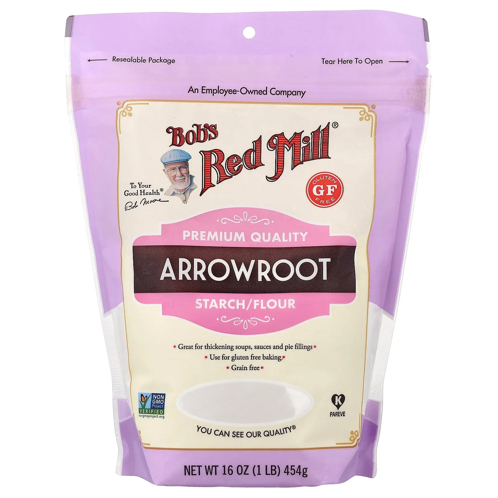 Bob's Red Mill Arrowroot Starch/Flour, 16 oz (454 g)