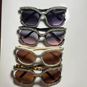 Pretty Girls semi rimless and bling around the rim of the frames