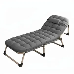 Heavy duty folding bed, camping bed with flip-up mattress (mattress included), portable guest bed, suitable for teenagers, adults, travel, garden, balcony, camping supplies