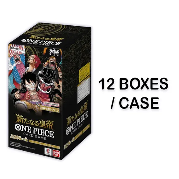 Case One Piece Trading Card Game OP-09 Booster Box The New Emperor Japanese Sealed (each case contains 12 boxes) - TikTok Shop Case One Piece Trading Card Game OP-09 Booster Box The New Emperor Japanese Sealed (each case contains 12 boxes) - TikTok Shop
