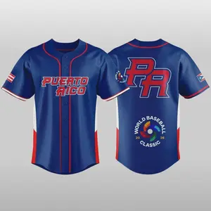 2026 Team Puerto Rico World Baseball Classic Baseball Jersey FanMade