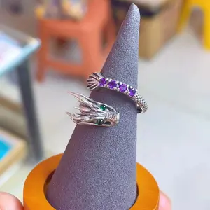 Amethyst 925 Silver Rings