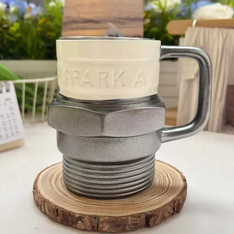 New Hot-Selling Spark Plug Mug Funny Mug Suitable for Car Enthusiasts and Collectors Original Spark Plug Coffee Mug