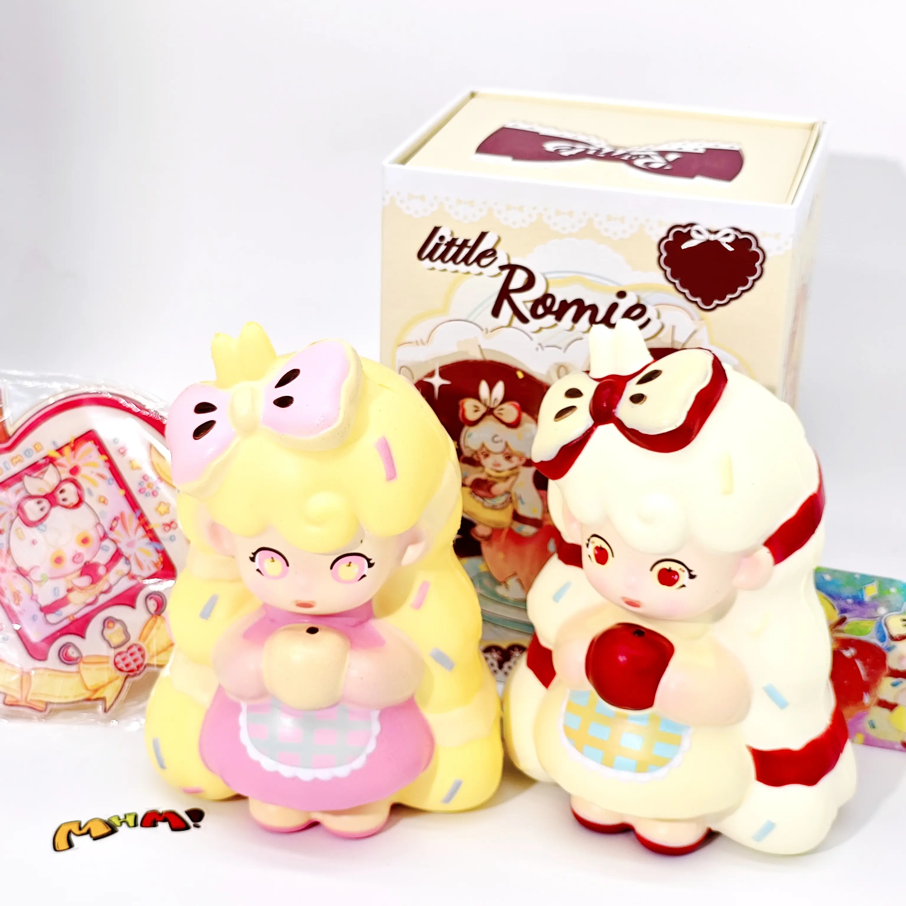 MHM Red Apple Princess Cake Slow Rising Squishy Toy, Soft Dessert Food-Themed Sensory Fidget Toy, Cute Kawaii Gift