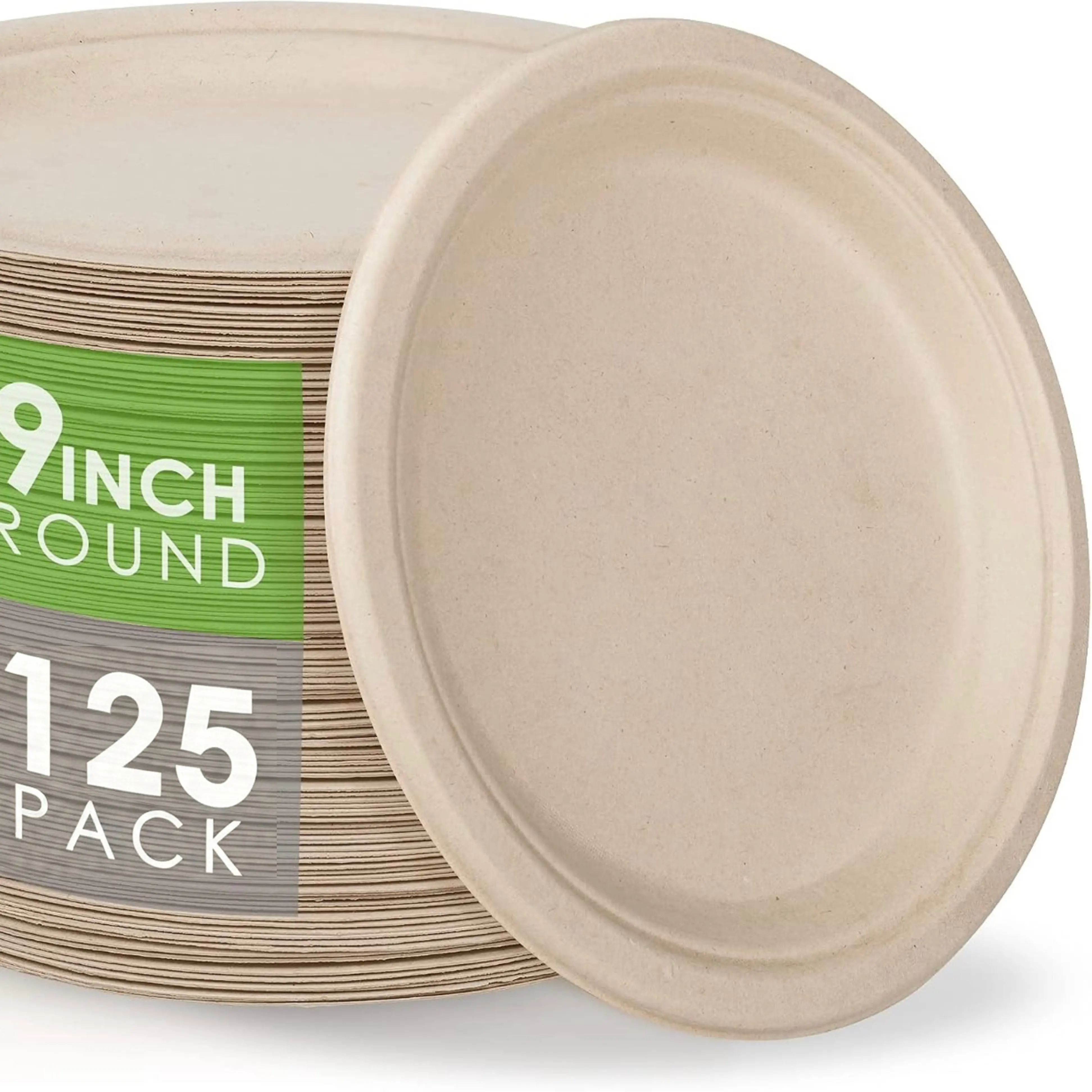 9in round plates