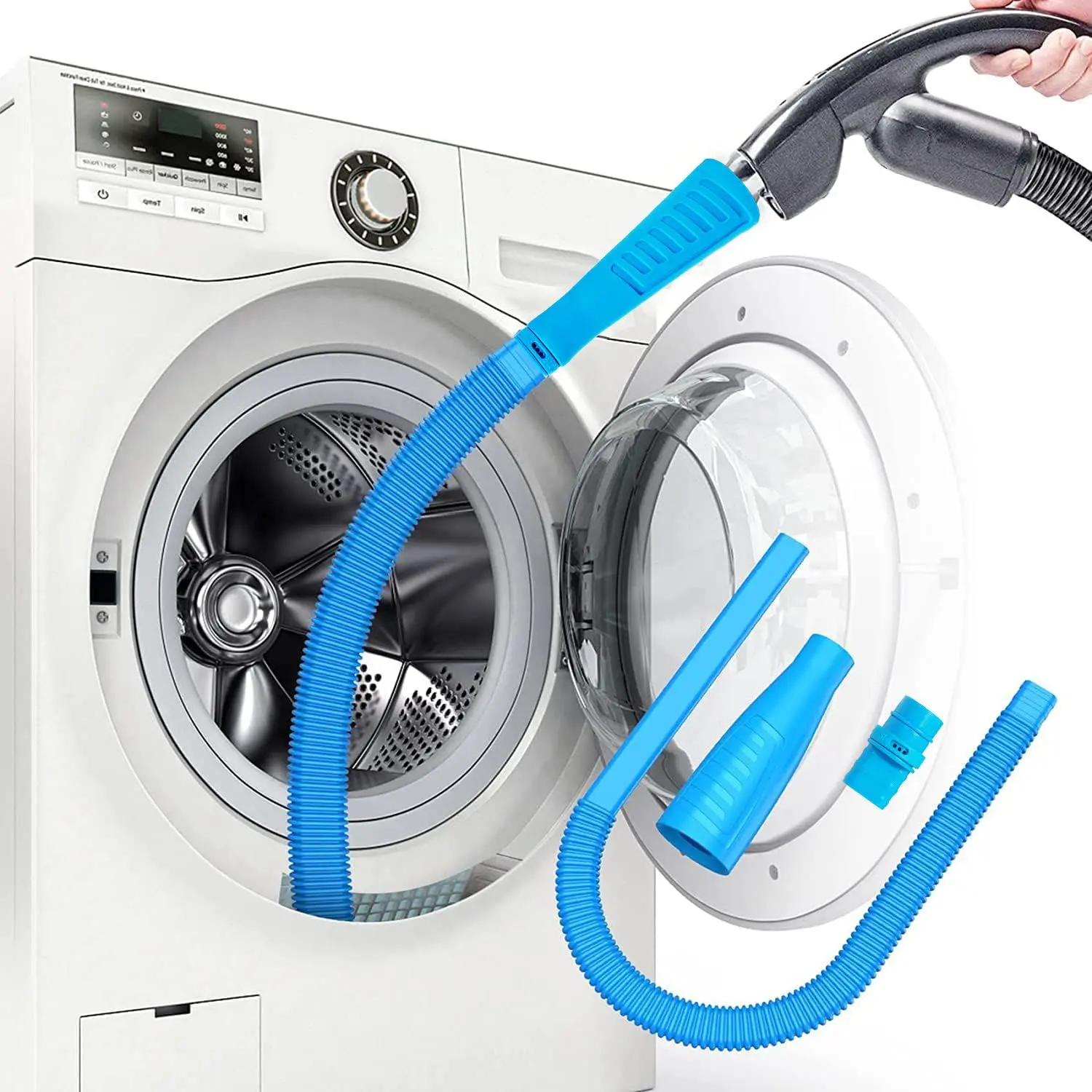 Dryer Lint Vacuum Attachment, Lint Remover for Dryer Vent Cleaner Kit, Lint Trap for Deep Cleaning, Dryer Lint Removal, Vacuum Accessory