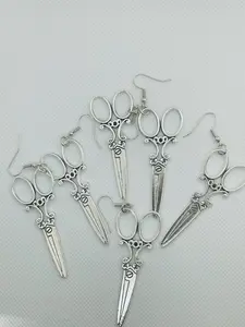Light Scissor Earrings, Lightweight, Gift, Halloween Earrings, Halloween, Goth, Scissor, Hairdresser, Hair, Scissorhands