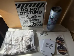 Customized Gamer Box with Reusable 20oz Tumbler, Shirt, Can Coolers, Key Chain, Car Coasters, Metal Sign, Cup, Mug - Home & Party Supplies, Gift-Giving Item