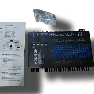 Blurred Vision Audio ADL-EQ9 9 Band Full Graphic EQ + 8V RMS Output Line Driver for Smartphones - Speakers