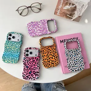 Leopard Print Phone Case for iPhone 17, 16, 15, 14, 13, 12 Pro Max - 2-in-1 Protective Cover with Anti-Wear and Scratch-Resistant Protection - Ideal for Holiday Gifting