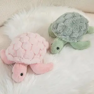 Cute Turtle Plush Toy, Soft Stuffed Marine Animals Dolls, Kawaii Sea Turtle Plushie, Appease Doll for Children, Birthday & Christmas Gift