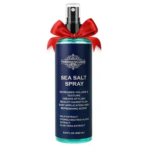 (A)Sea Salt Spray for Men – Texturizing Hairspray for Volume & Natural Waves, Surf Style Hair, Christmas Gift for Men, Stocking Stuffer, Travel Size 8.8 Oz