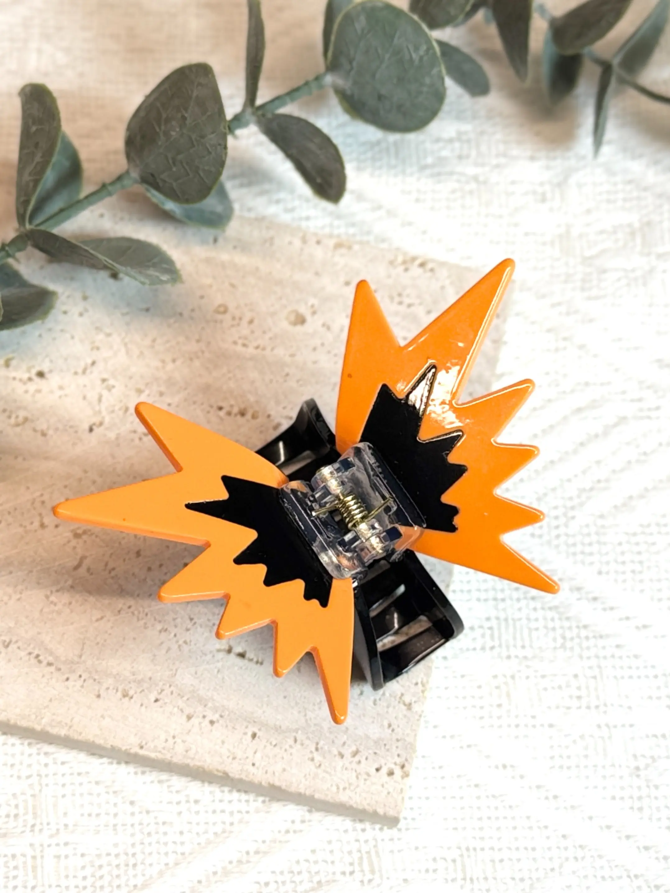 Acrylic Butterfly Hair Clip, New Color Block Small Fun Animal Claw Clip, Fashionable Head Accessory, 1pcs, Trendy Hairstyle Tool, Super Cute Clips