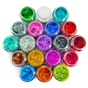 Holographic Chunky Eyeshadow Glitter 2oz 56g Cosmetic Glitter for Body Face Hair Nails Arts Crafts DIY Resin Tumblers Christmas Halloween Sequins Flakes