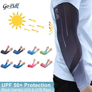 4Pairs/8 Pairs UPF 50+ UV Protection Cooling Arm Sleeves | SunSafeTok CyclingTok OutdoorTok GymTok Anti Slip Compression Breathable Sun Sleeves | Unisex for Cycling Running Hiking Golf Gym Outdoor Sports